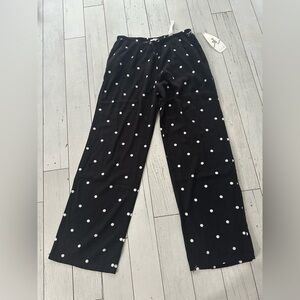 Polka Dot Wide Leg Pants